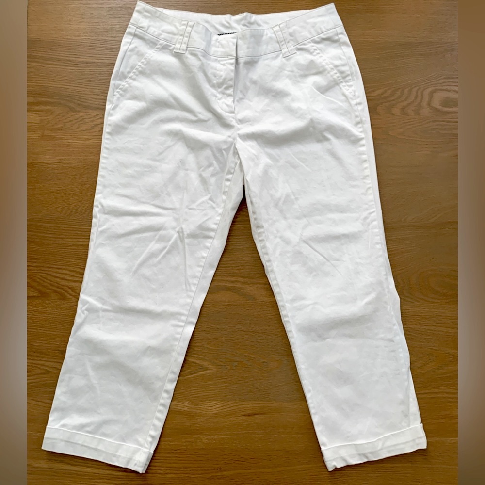 White Capri Pants
